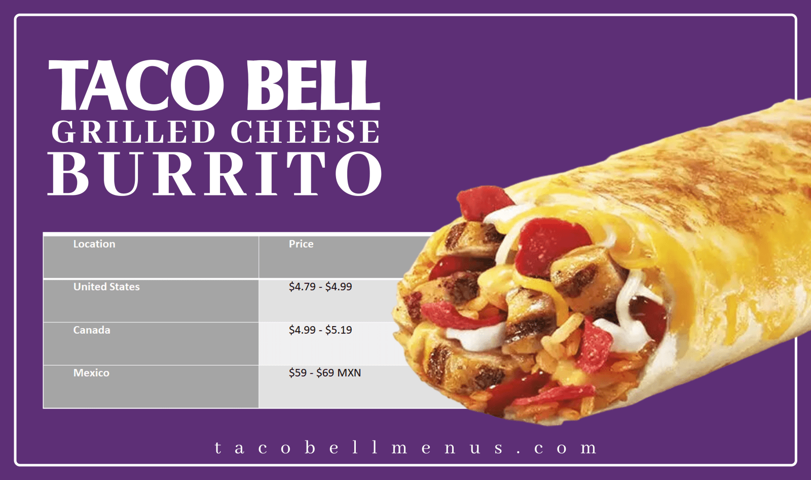 Grilled Cheese Burrito Taco Bell, grilled burrito taco bell, Grilled Cheese Burrito Calories, Grilled Cheese Burrito Recipe, Grilled Cheese Burrito Price