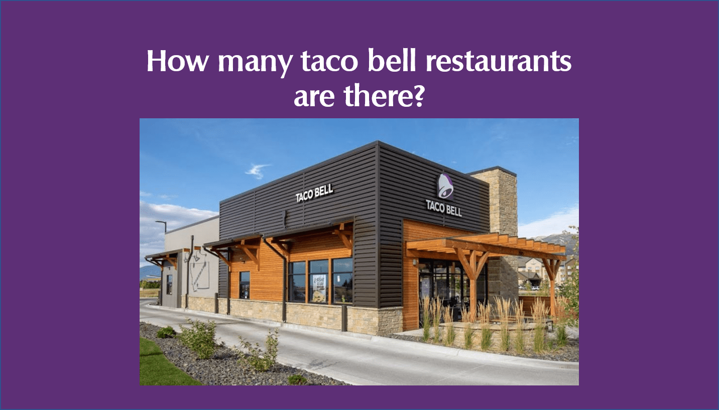 How many taco bell restaurants are there?