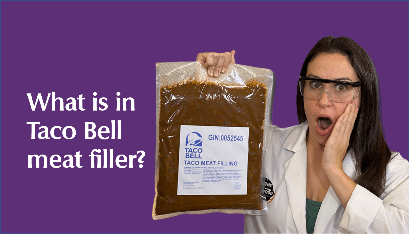 What is in Taco Bell meat filler?