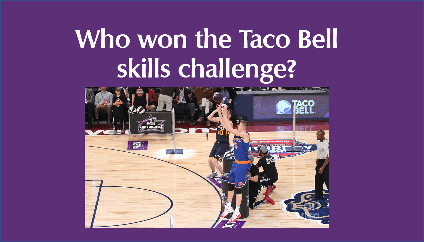 Who won the Taco Bell skills challenge?
