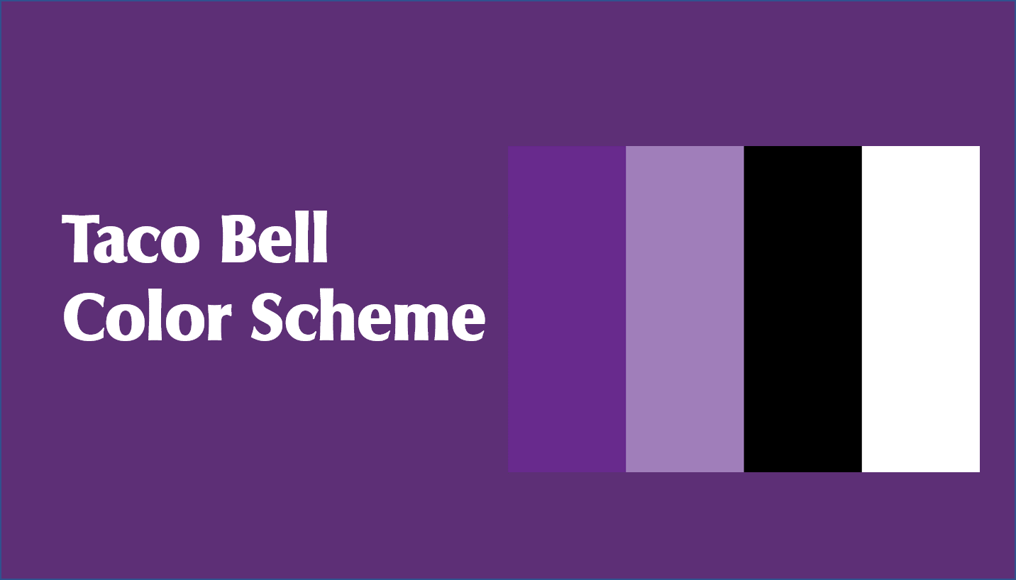Taco Bell Color Scheme