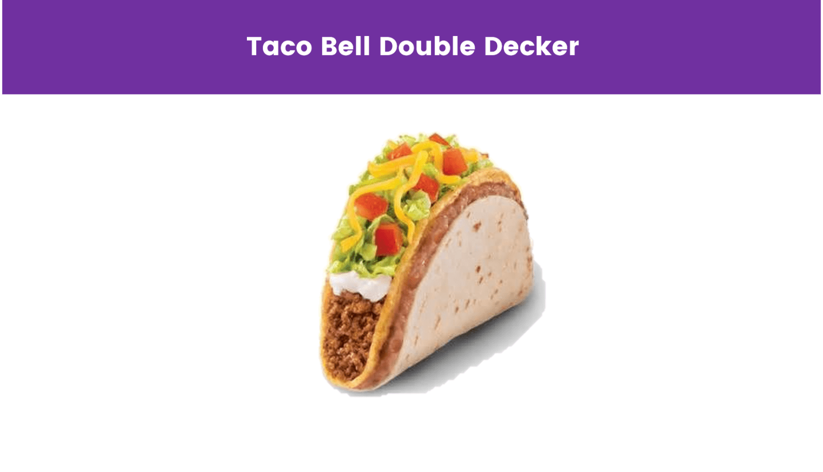 Taco Bell Double Decker
