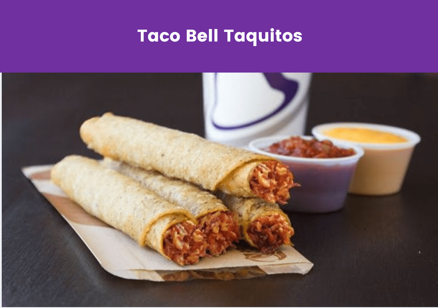 Taco Bell Taquitos 