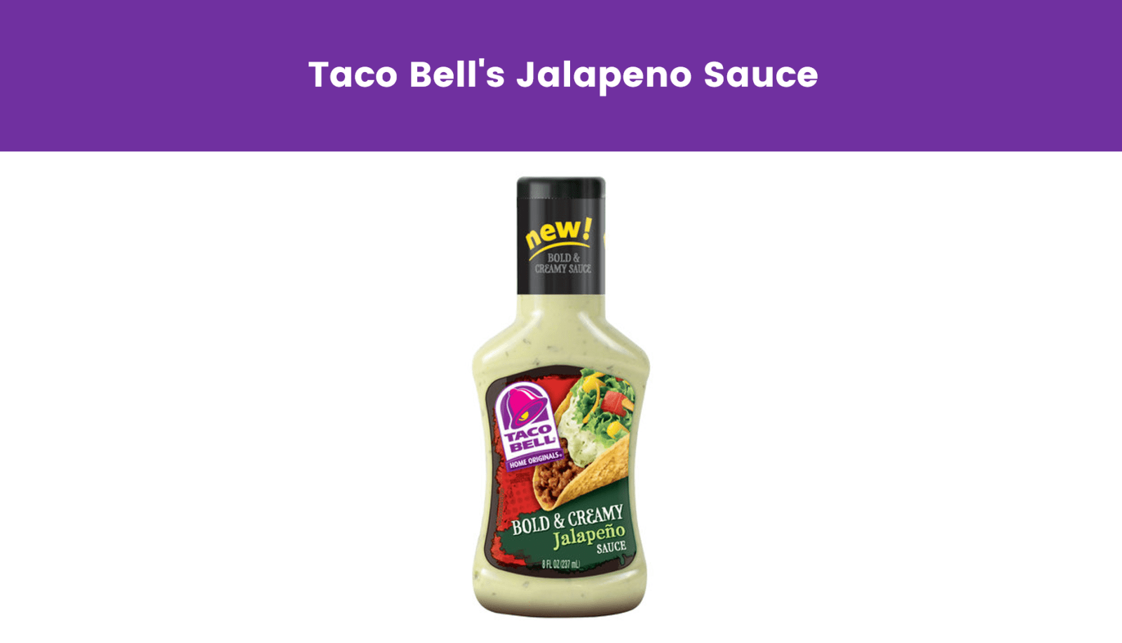 Taco Bell's Jalapeno Sauce 