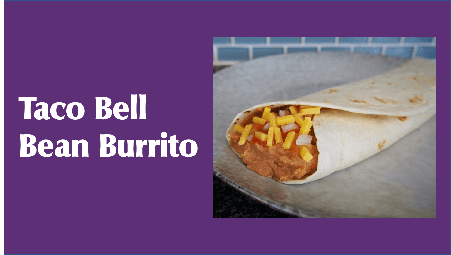 Taco Bell Bean Burrito